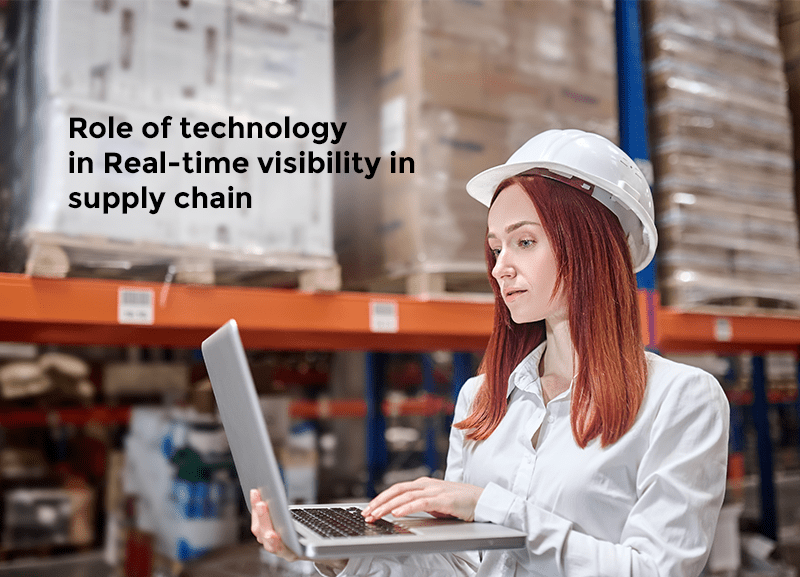Role of technology in Real-time visibility in supply chain